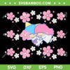 Little Twin Stars Tropical Flowers SVG PNG, Little Twin With Flowers SVG, Tropical Flowers DXF SVG PNG EPS Little Twin Stars Tropical Flowers SVG PNG, Little Twin With Flowers SVG, Tropical Flowers DXF SVG PNG EPS