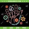 Love Needs No Words Retro SVG PNG, Hand Sign Groovy Autism SVG, Autism Hand DXF SVG PNG EPS