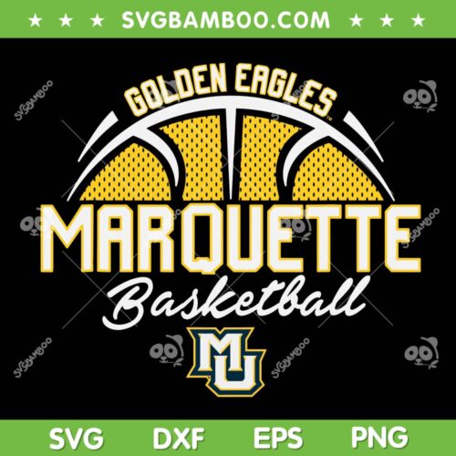 Marquette Golden Eagles SVG PNG, Marquette Basketball Navy SVG, MU Basketball Logo DXF SVG PNG EPS