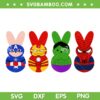 Marvel Avenger Eggs SVG PNG, Easter Superhero SVG, Happy Easter Avenger DXF SVG PNG EPS