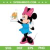 Minnie Mouse Easter Egg SVG PNG, Easter Day Disney SVG, Happy Easter Minnie DXF SVG PNG EPS