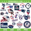 New England Patriots SVG Bundle, New England Patriots Logo SVG Bundle, Patriots Football DXF SVG PNG EPS