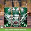 New York Jets Tumbler Wrap PNG, Jets Football 20oz Skinny Tumble PNG, NFL Teams Tumbler Sublimation