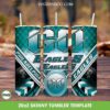 Philadelphia Eagles Tumbler Wrap PNG, Philadelphia Eagles Football 20oz Skinny Tumble PNG, Eagles Logo Tumbler Sublimation
