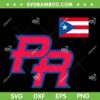 Puerto Rico 2023 SVG PNG, Puerto Rico Flag Baseball SVG, Baseball With Flag Of Puerto DXF SVG PNG EPS