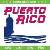 Puerto Rico Logo SVG PNG, Baseball PR Team SVG, Baseball Team Logo DXF SVG PNG EPS