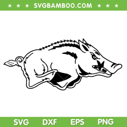Razorback SVG PNG, Arkansas Baseball Logo SVG, Arkansas Razorbacks DXF SVG PNG EPS
