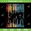Retro Zac Brown Band SVG PNG, Zac Brown SVG, Retro Logo Zac Brown Band DXF SVG PNG EPS