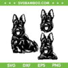 Scottish Terrier Dog SVG PNG, Scottie Dog SVG, Scottie Love DXF SVG PNG EPS