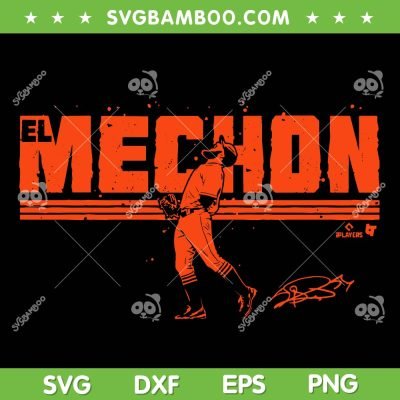 Sergio Romo El Mechon SVG PNG, San Francisco Baseball SVG, Sport Baseball DXF SVG PNG EPS
