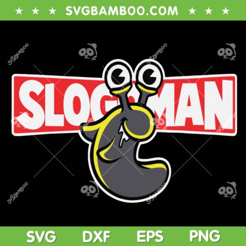 Slogoman Gaming Logo SVG PNG, Slogoman Logo SVG, Funny Slogoman DXF SVG PNG EPS