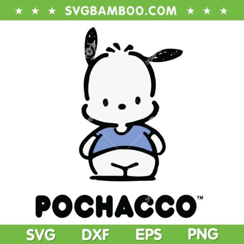 Smooth Pochacco SVG PNG, Sanrio Characters Pochacco SVG, Pochacco Primary DXF SVG PNG EPS
