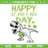 Happy St Pat T Rex Day SVG PNG, Shamrock Dinosaur SVG, T Rex St Patricks Day DXF SVG PNG EPS Happy St Pat T Rex Day SVG PNG, Shamrock Dinosaur SVG, T Rex St Patricks Day DXF SVG PNG EPS