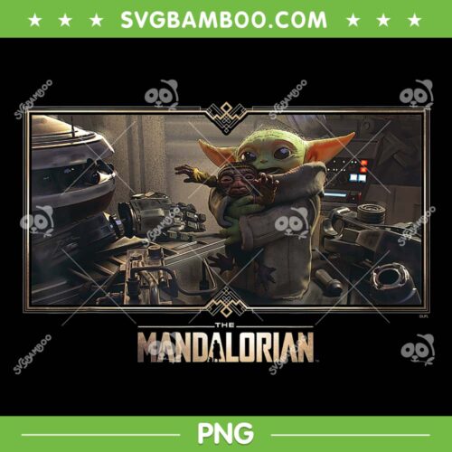 Star Wars The Mandalorian Season 3 PNG, Grogu Big Hug PNG, The Mandalorian PNG