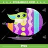 Star Wars Yoda Eggs PNG, The Mandalorian Pastel Easter PNG, Baby Yoda Easter Day PNG