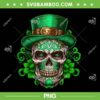 Sugar Skull Saint Patricks Day PNG, Dead Skull Leprechaun Hat PNG, St Patricks Day PNG Sugar Skull Saint Patricks Day PNG, Dead Skull Leprechaun Hat PNG, St Patricks Day PNG