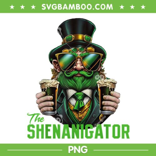The Shenanigator PNG, Shenanigans St Paddys Day PNG, Funny St Patricks Day PNG