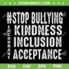 Unity Day 2023 SVG PNG, Stop Bullying Prevention Month SVG, Anti Bullying DXF SVG PNG EPS