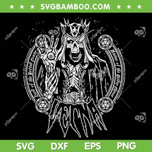 VECNA Undead Lich SVG PNG, Stranger Things 4 Vecna SVG, Vecna Hellfire DXF SVG PNG EPS