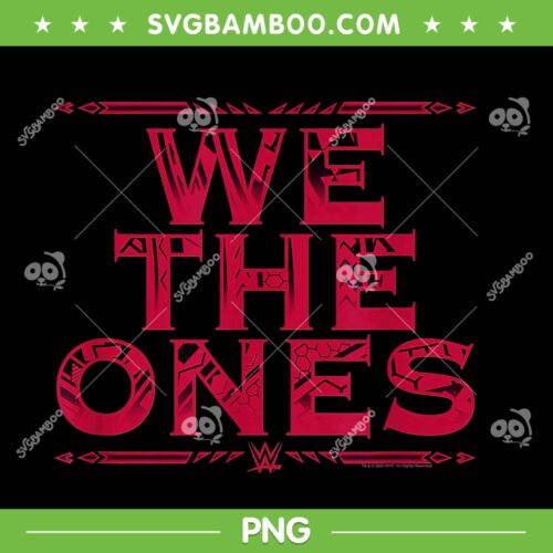 We The Ones Blood PNG, WWE The Bloodline PNG, We The Ones Logo PNG
