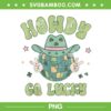 Western Howdy St Paddy's PNG, Howdy Go Lucky St Patricks Day PNG, Lucky Western PNG