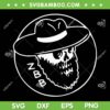 Zac Brown Band Skull SVG PNG, Rock Music Zac Band Logo SVG, Zac Brown Band DXF SVG PNG EPS