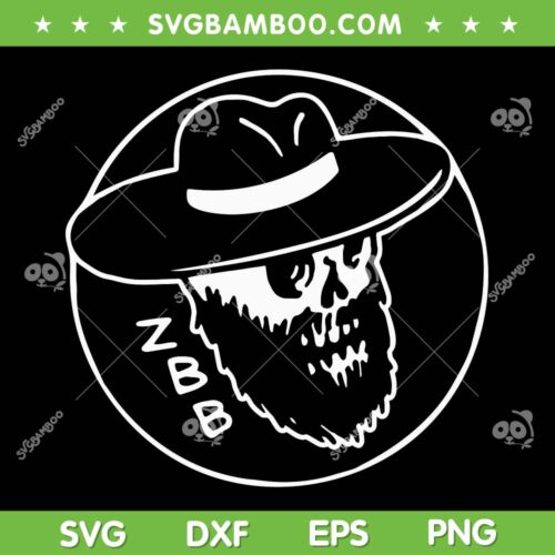 Zac Brown Band Skull SVG PNG, Rock Music Zac Band Logo SVG, Zac Brown Band DXF SVG PNG EPS
