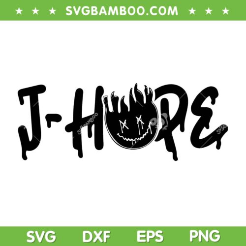 J Hope Logo SVG PNG, BTS J Hope SVG, BTS Jhope Hope World DXF SVG PNG EPS