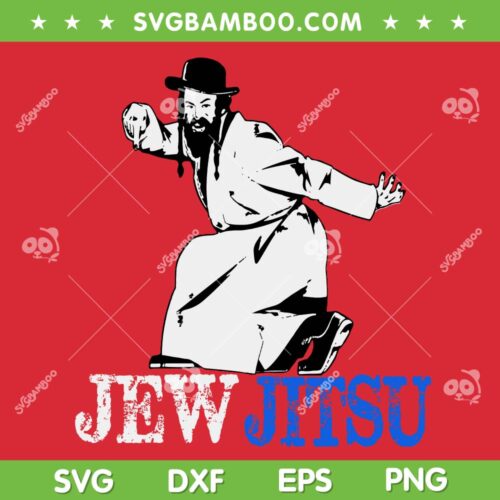1 I Know JewJitsu SVG PNG, Rabbi Horah Dance Jiu Jitsu SVG, Jew Jitsu DXF SVG PNG EPS