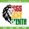 1865 Juneteenth Lion SVG PNG, Africa Lion SVG, Lion Black History DXF SVG PNG EPS