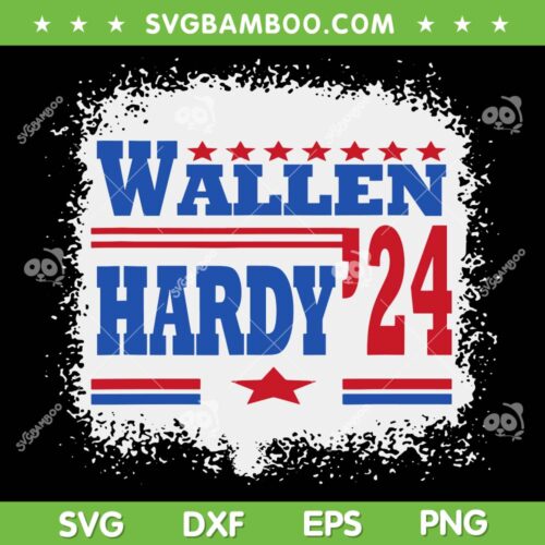 Wallen Hardy 24 Bleached SVG PNG, Morgan Wallen SVG, Wallen Western Music DXF SVG PNG EPS
