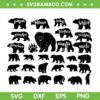 Family Bear SVG Bundle, 30 Bear Silhouette SVG Bundle, Mama Bear SVG Bundle Family Bear SVG Bundle, 30 Bear Silhouette SVG Bundle, Mama Bear SVG Bundle