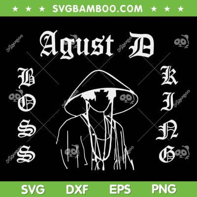 Agust D Daechwita SVG PNG, 3 Files Rapper Suga SVG, BTS K Pop DXF SVG PNG EPS Agust D Daechwita SVG PNG, 3 Files Rapper Suga SVG, BTS K Pop DXF SVG PNG EPS