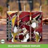 Arizona Coyotes 20oz Skinny Tumbler PNG, Arizona Coyotes Zipper Tumbler Wrap PNG, NHL Hockey Teams Tumbler Template Sublimation