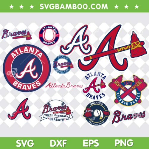 Atlanta Braves SVG Bundle, MLB Atlanta Braves SVG Bundle, Football Teams DXF SVG PNG EPS