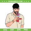 Bad Bunny Drinking SVG PNG, Bad Bunny Flower SVG, Un Verano Sin Ti DXF SVG PNG EPS