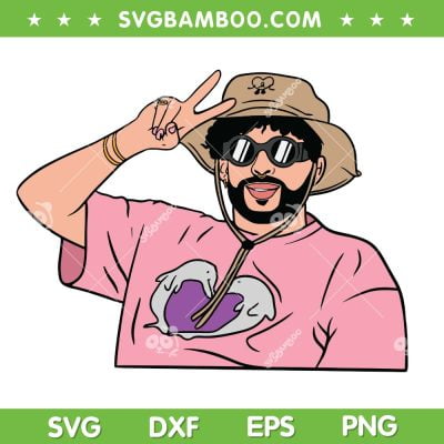 Bad Bunny Un Verano Sin Ti SVG PNG, Hot Album Bad Bunny SVG, Bad Bunny Pink DXF SVG PNG EPS Bad Bunny Un Verano Sin Ti SVG PNG, Hot Album Bad Bunny SVG, Bad Bunny Pink DXF SVG PNG EPS