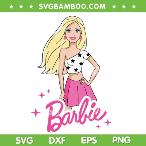 Barbie Girls SVG PNG, Afro Princess Girls SVG, Barbie Girl Pink SVG, Barbie Afro DXF SVG PNG EPS