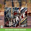 Bluefield State University Basketball Tumbler Wrap PNG, Bluefield University Athletics Tumbler Template Sublimation, HBCU Basketball 20oz Skinny Tumbler PNG