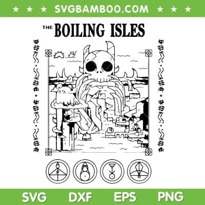 Boiling Isles Owl House SVG PNG, The Boiling Isles SVG, Christmas Trendy DXF SVG PNG EPS Boiling Isles Owl House SVG PNG, The Boiling Isles SVG, Christmas Trendy DXF SVG PNG EPS