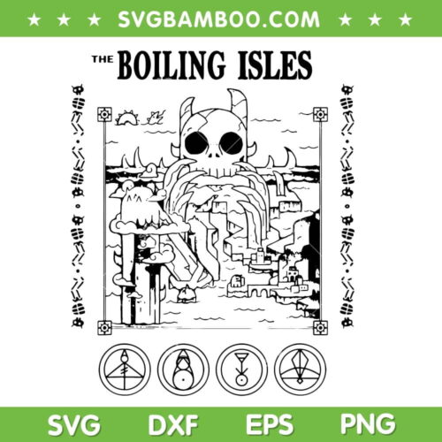 Boiling Isles Owl House SVG PNG, The Boiling Isles SVG, Christmas Trendy DXF SVG PNG EPS