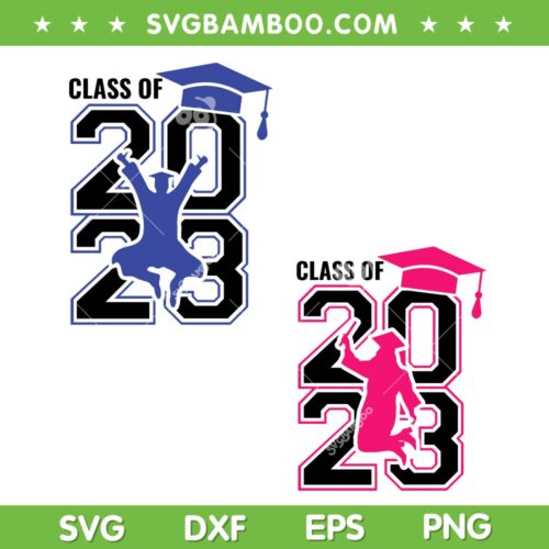 Boy Girl Class Of 2023 SVG PNG, Graduation Senior 2023 SVG, Graduation Class Of 2023 DXF SVG PNG EPS 