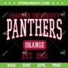 Chapman University Panthers SVG PNG, Panthers Orange Est 1861 SVG, Chapman Panthers Logo DXF SVG PNG EPS Chapman University Panthers SVG PNG, Panthers Orange Est 1861 SVG, Chapman Panthers Logo DXF SVG PNG EPS