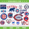 Chicago Cubs SVG Bundle, Chicago Cubs Logo SVG Bundle, MLB Team Logo DXF SVG PNG EPS