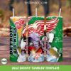Detroit Red Wings 20oz Skinny Tumbler PNG, Detroit Red Wings NHL Tumbler Wrap, Red Wings Logo Tumbler Template Sublimation