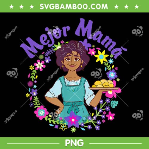 Julieta Madrigal Mejor Mama PNG, Disney Encanto Best Mama PNG, Mejor Mom PNG