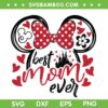 Disney Mouse Best Mom Ever SVG PNG, Best Mom Ever Mickey Ears SVG, Mickey Mom DXF SVG PNG EPS
