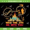 Disney Mouse May The 4th Be With You SVG PNG, Star Wars Family Trip 2023 SVG, May The 4th Be With You DXF SVG PNG EPS
