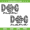 Dog Mom Leopard SVG PNG, Dog Mama Leopard SVG, Paw Dog Cheetah DXF SVG PNG EPS