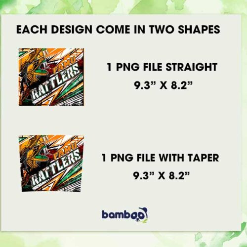 Florida AM Rattlers Basketball Tumbler Wrap PNG, FAMU Basketball Tumbler Template Sublimation, HBCU Teams 20oz Skinny Tumbler PNG
